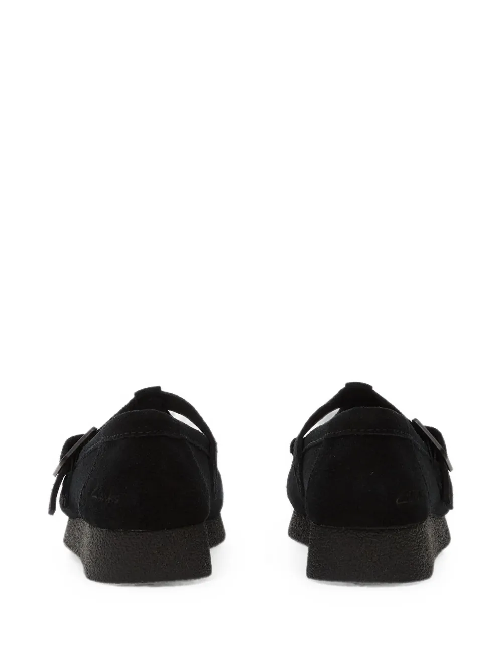 Clarks WallabeeEVO Bar buckle sneakers Zwart