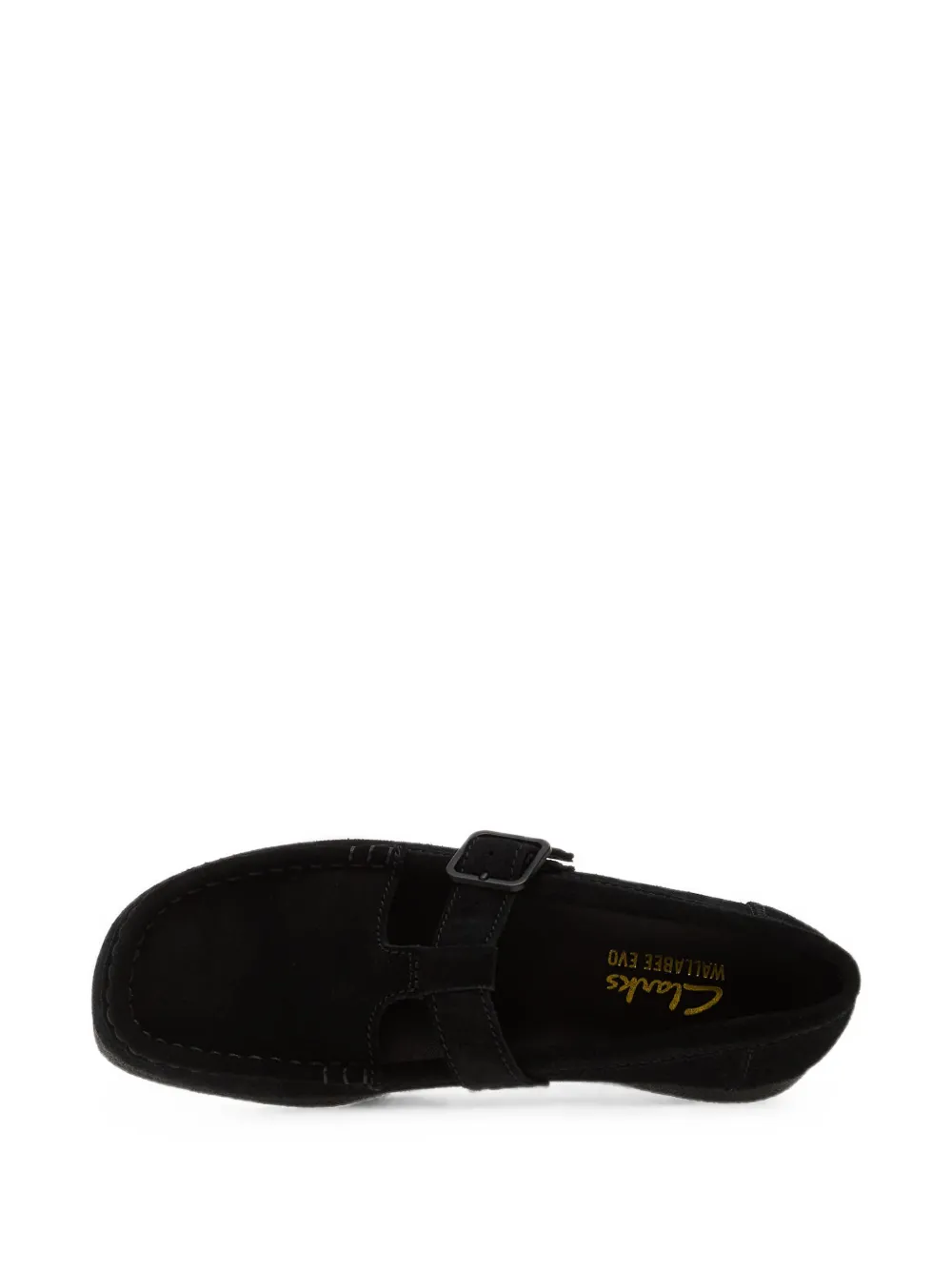 Clarks WallabeeEVO Bar buckle sneakers Zwart