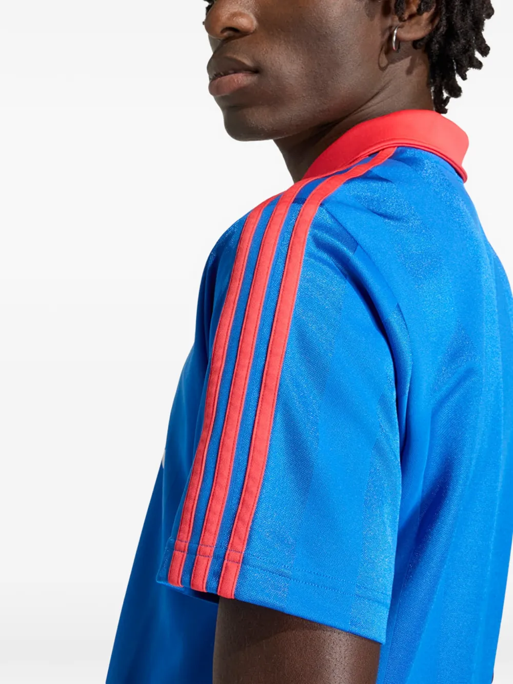 adidas Archive gestreept T-shirt Blauw