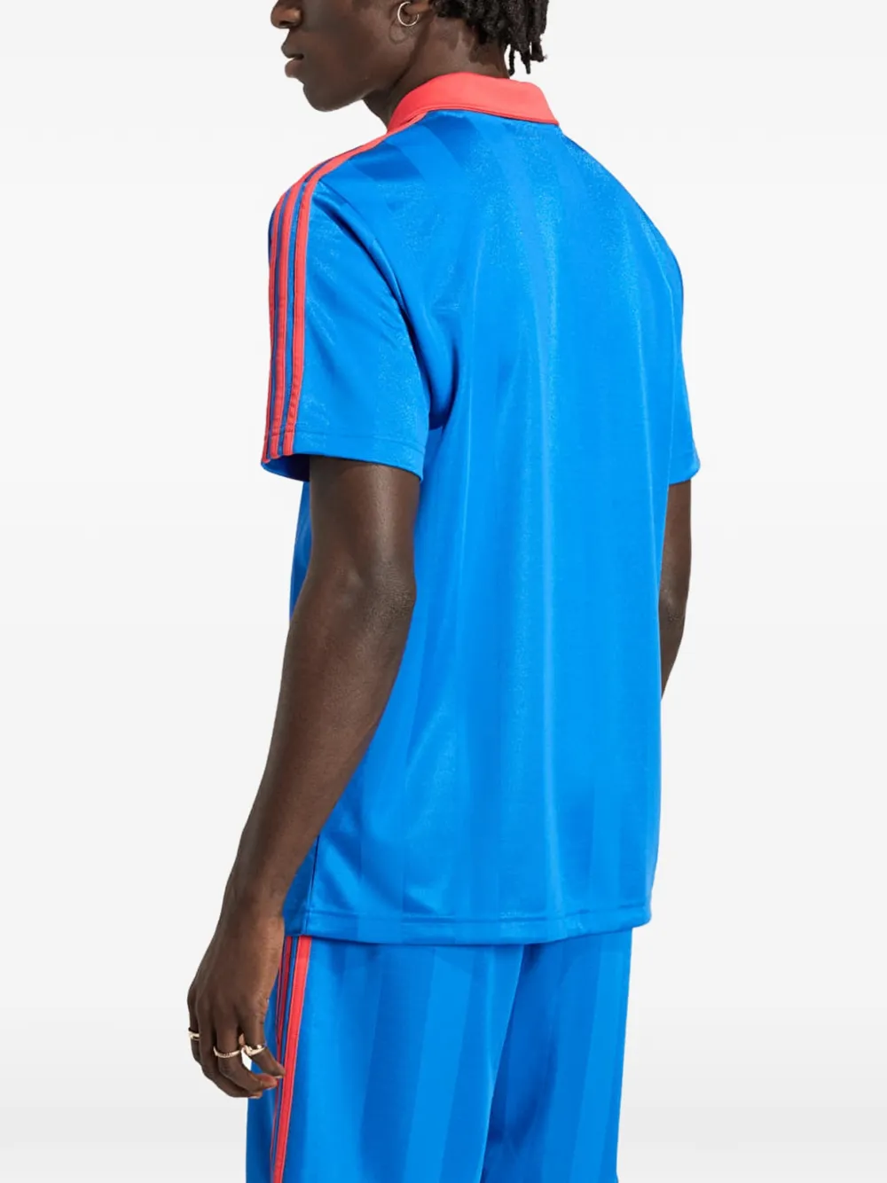 adidas Archive gestreept T-shirt Blauw