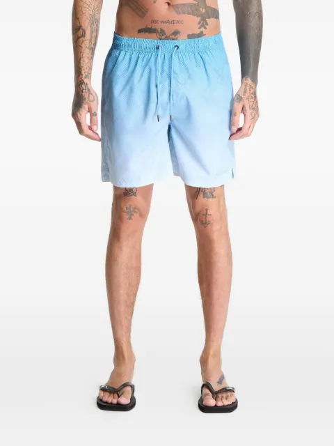 Daily Paper ombre Shield swim shorts