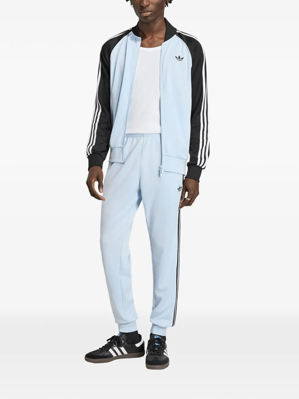 adidas Trainingstop met zijstreep Blauw