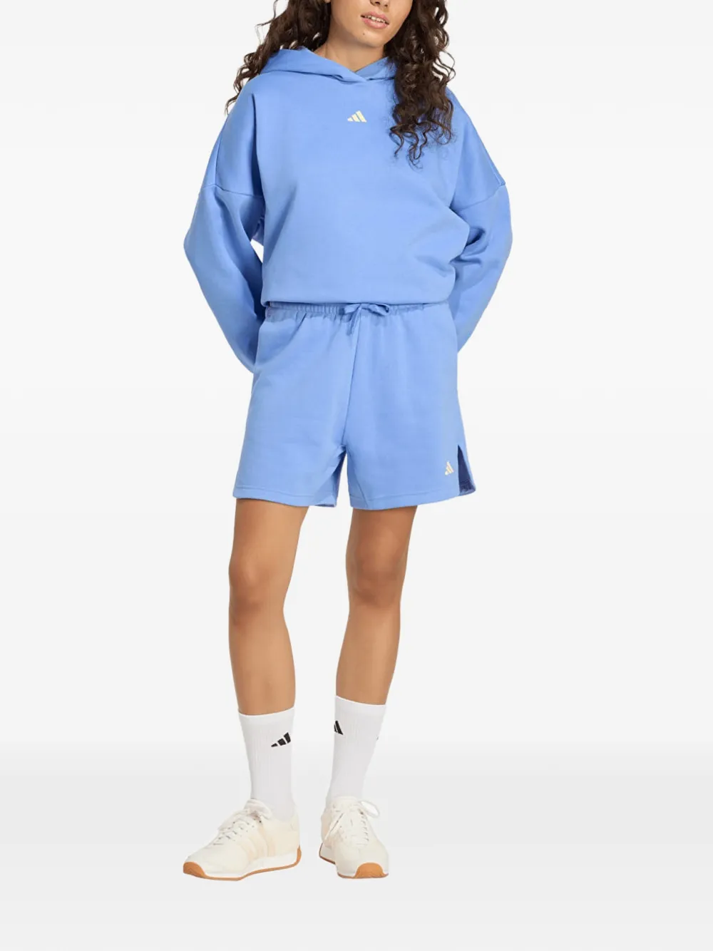 adidas Studio logoprinten hoodie Blauw