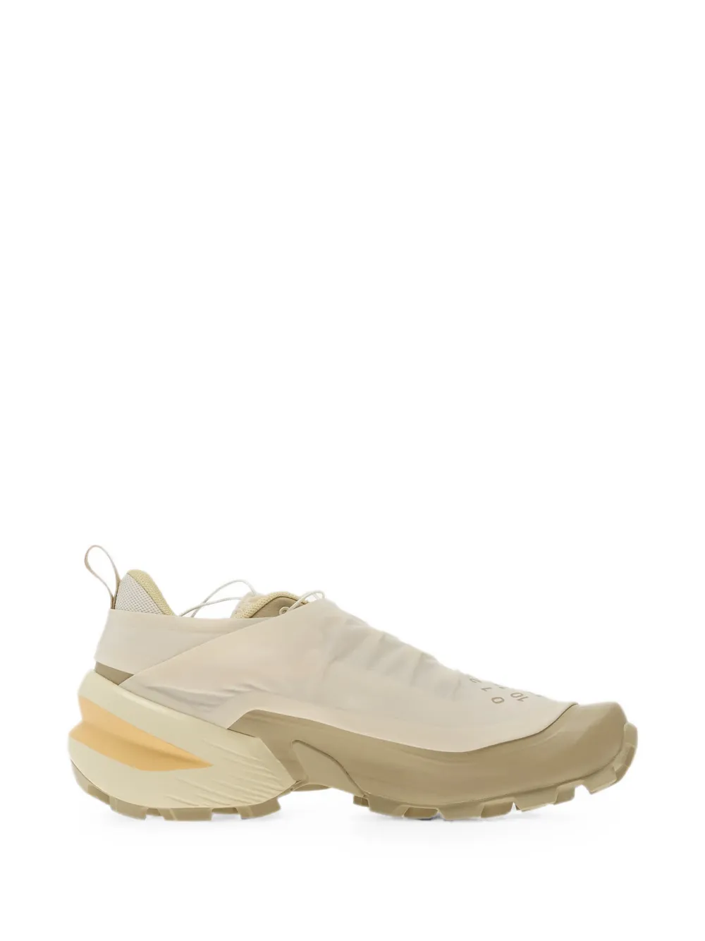 MM6 Maison Margiela x Salomon Crossdust numeric-print sneakers Beige