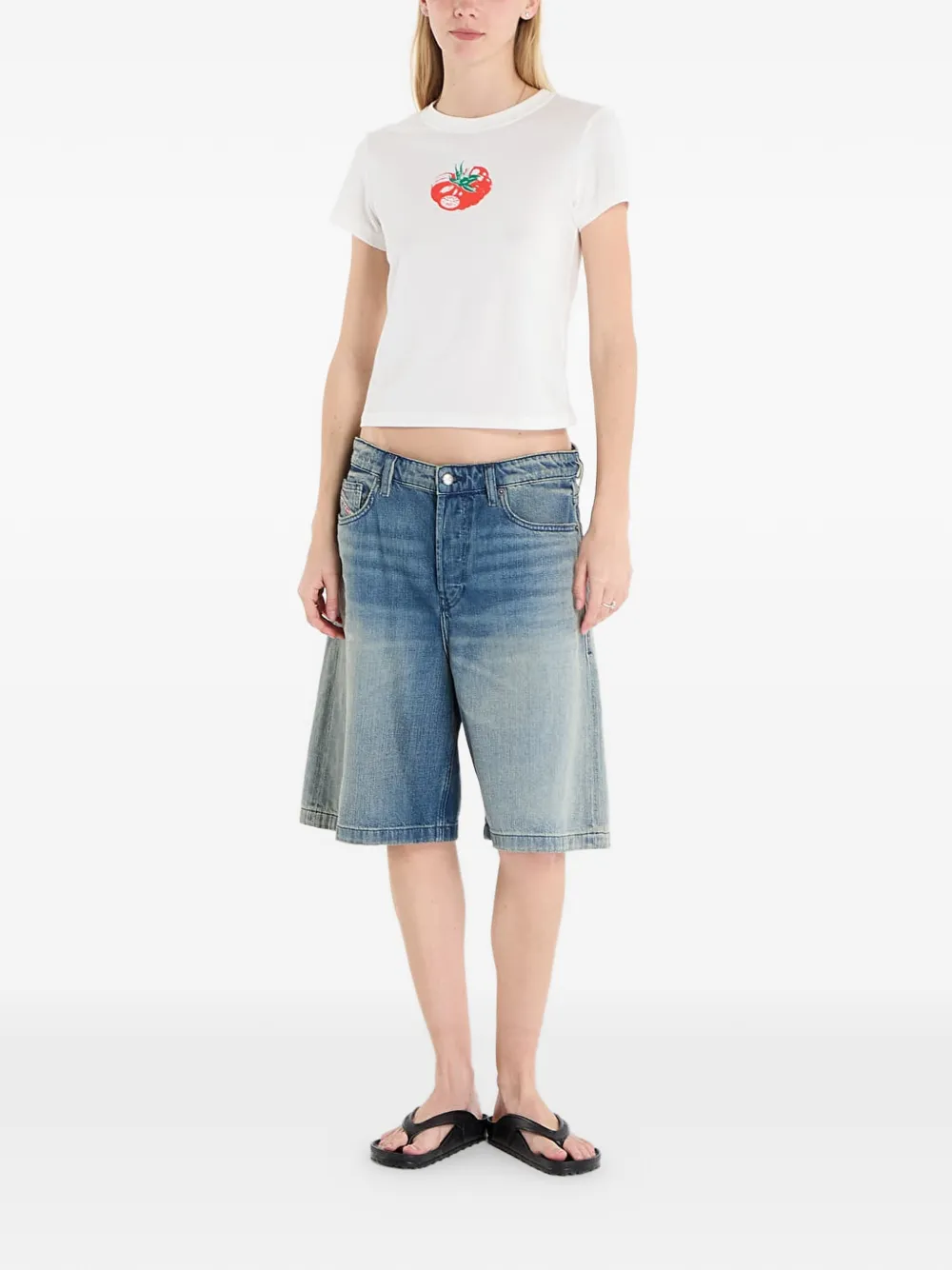 Nike T-shirt met grafische print Wit