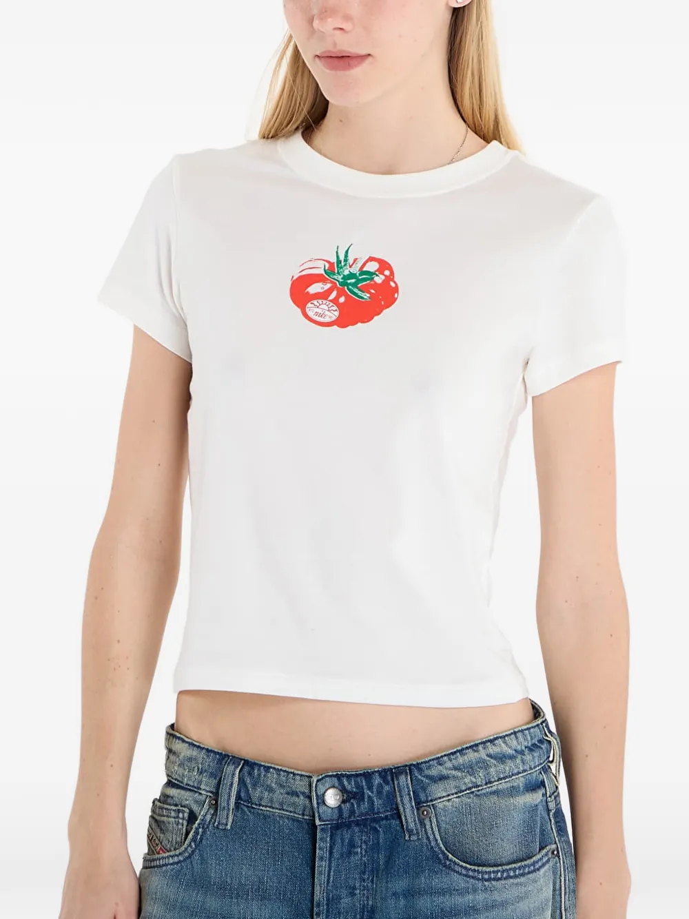 Nike T-shirt met grafische print Wit