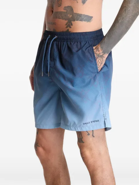 Daily Paper ombre Shield swim shorts