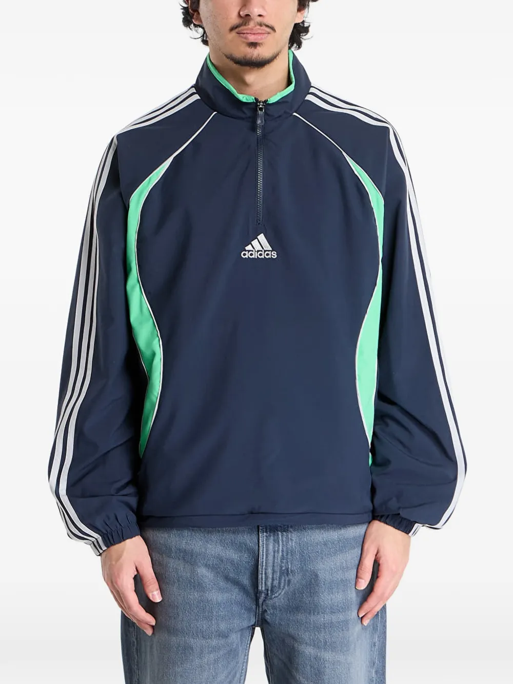 adidas Teamgeist half-zip sweater - Blu