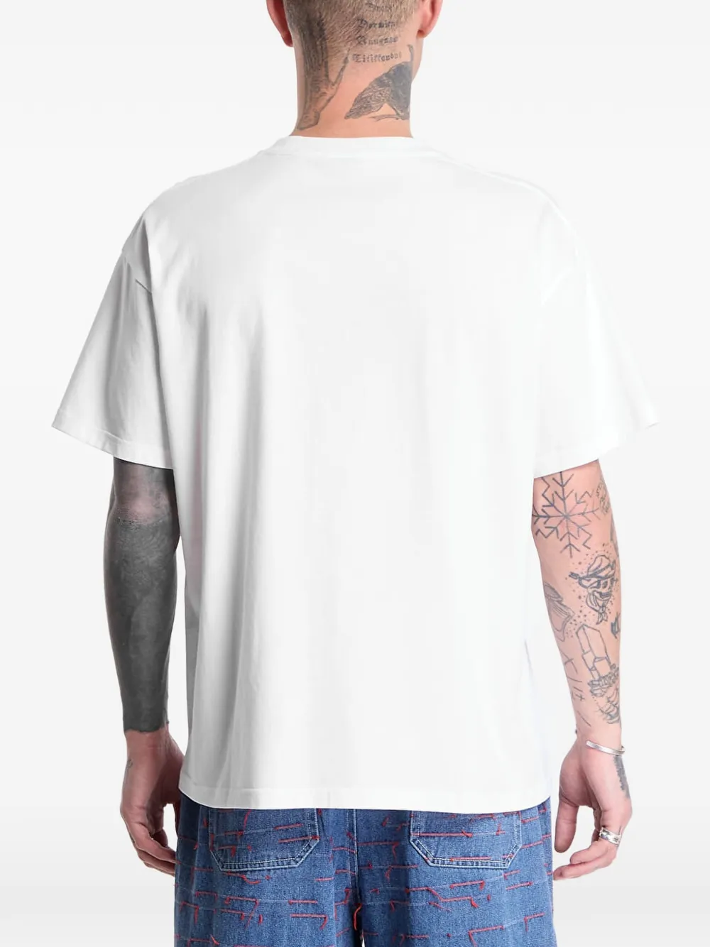 Pleasures Whip T-shirt met print Wit