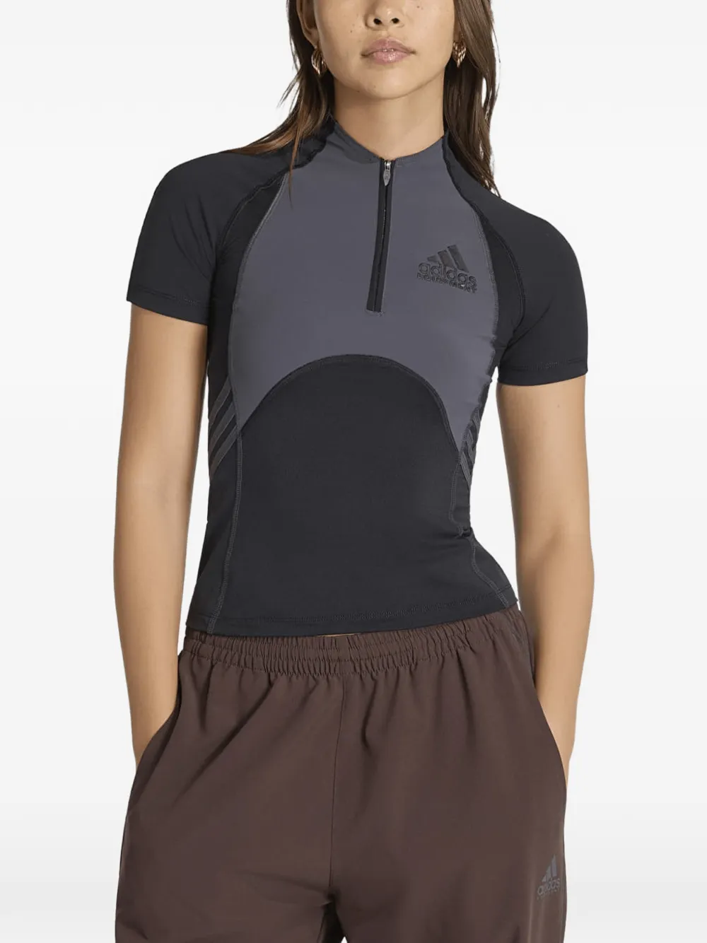 adidas Equipment panelled T-shirt - Schwarz