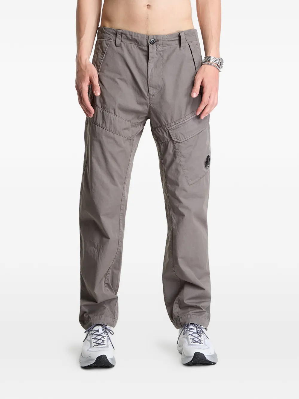 C.P. Company Lens-detail cargo pants - Grigio