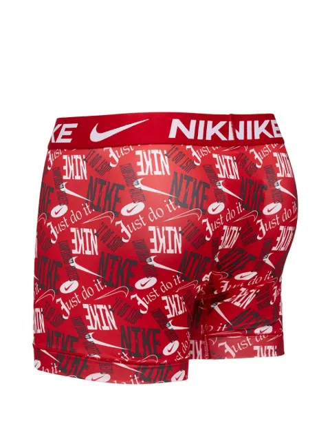 Nike logo-waistband boxer briefs (pack of 3)