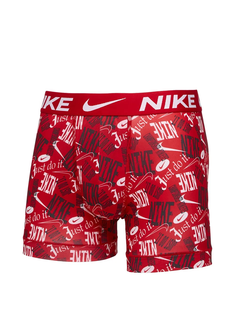 Nike Drie boxershorts met logoband Rood