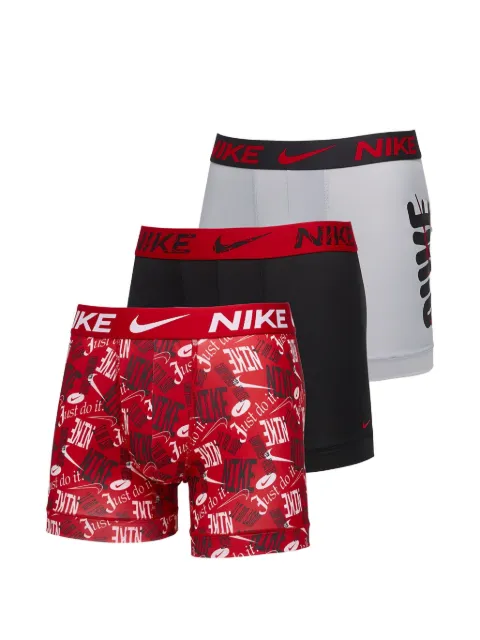 Nike logo-waistband boxer briefs (pack of 3)