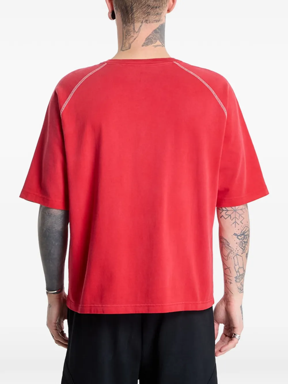 Jordan Flight T-shirt met contrasterend stiksel Rood