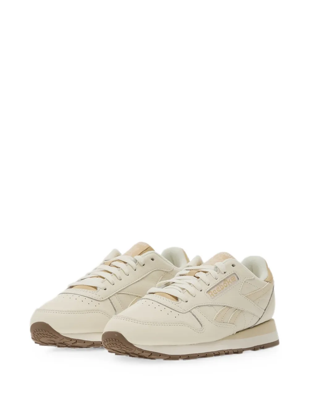 Reebok leather low-top sneakers Beige
