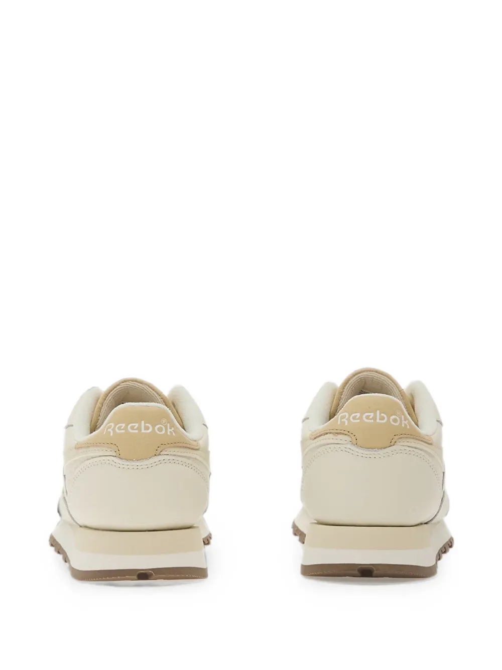 Reebok leather low-top sneakers Beige