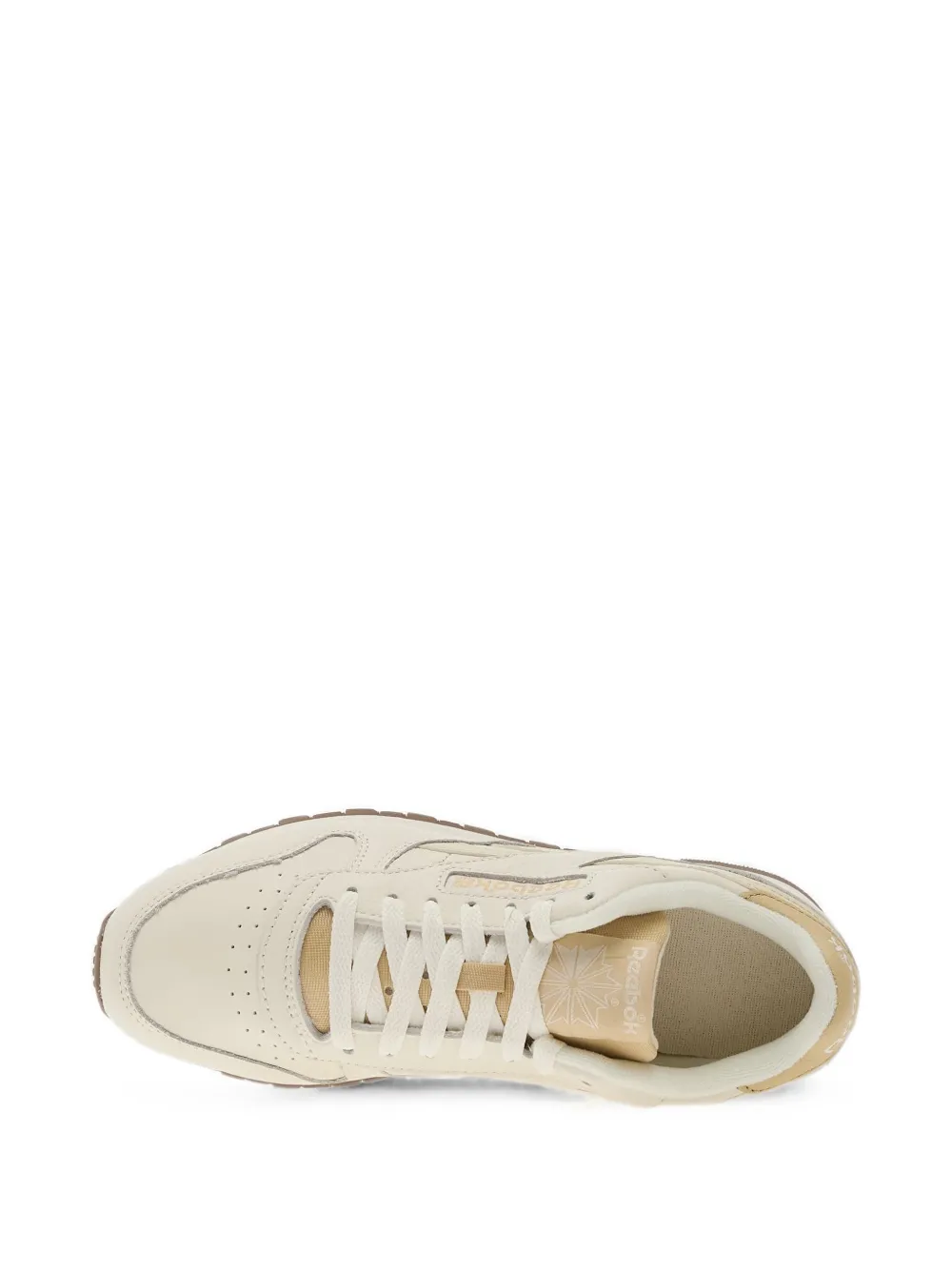 Reebok leather low-top sneakers Beige