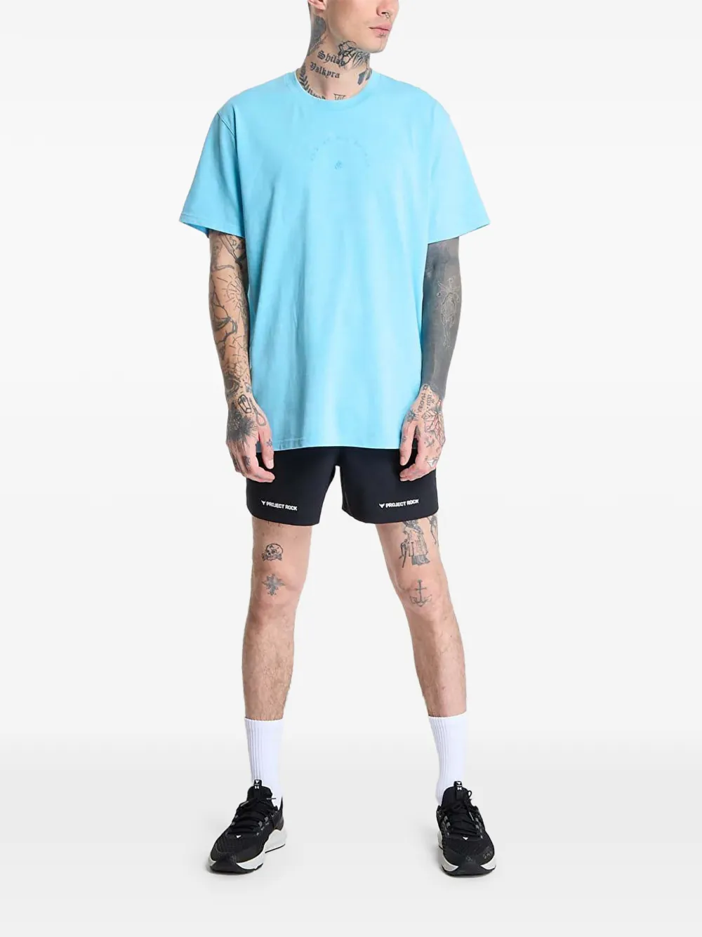 Under Armour Curry T-shirt met print Blauw