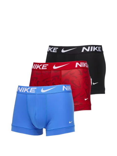 Nike logo-waistband boxer briefs (set of three)
