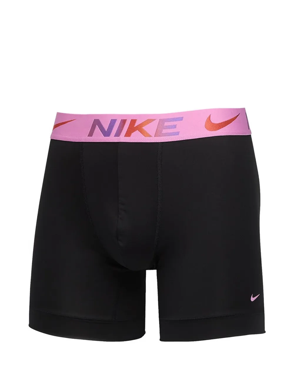Nike logo-waistband boxer briefs Zwart