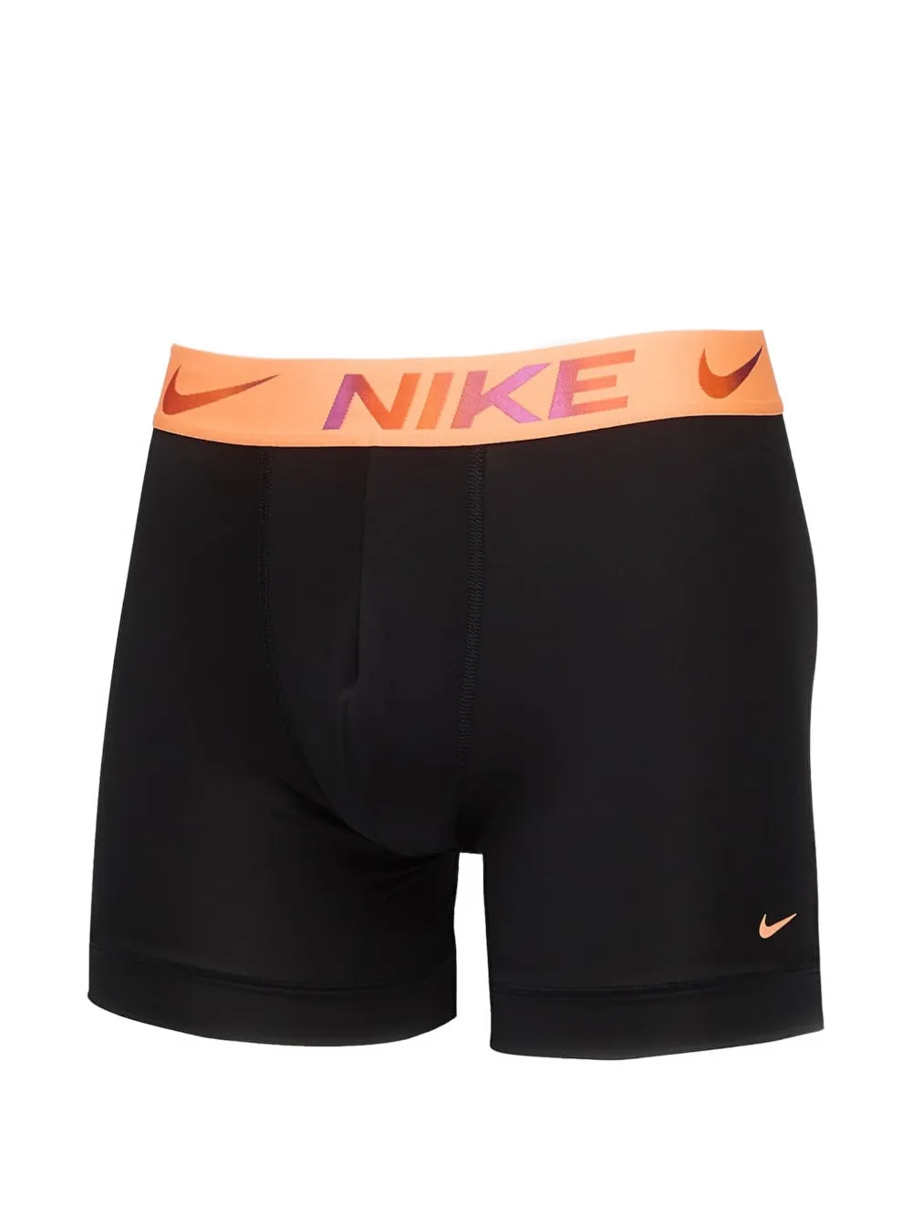 Nike logo-waistband boxer briefs Zwart