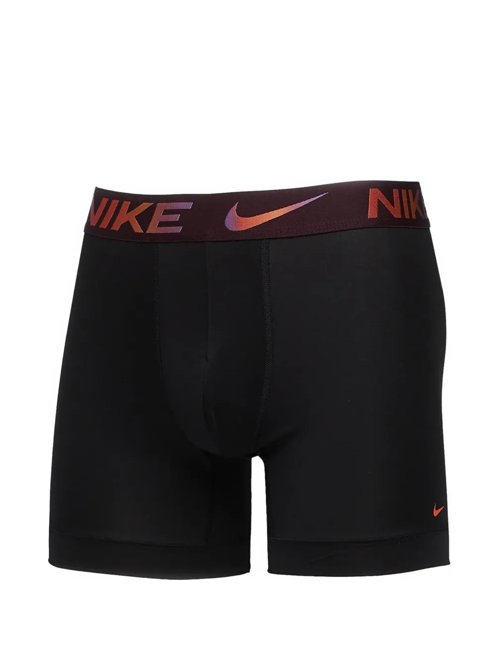 Nike logo-waistband boxer briefs Zwart