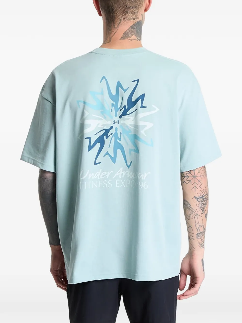  Under Armour Camiseta Heavyweight Fitness Expo - Azul 