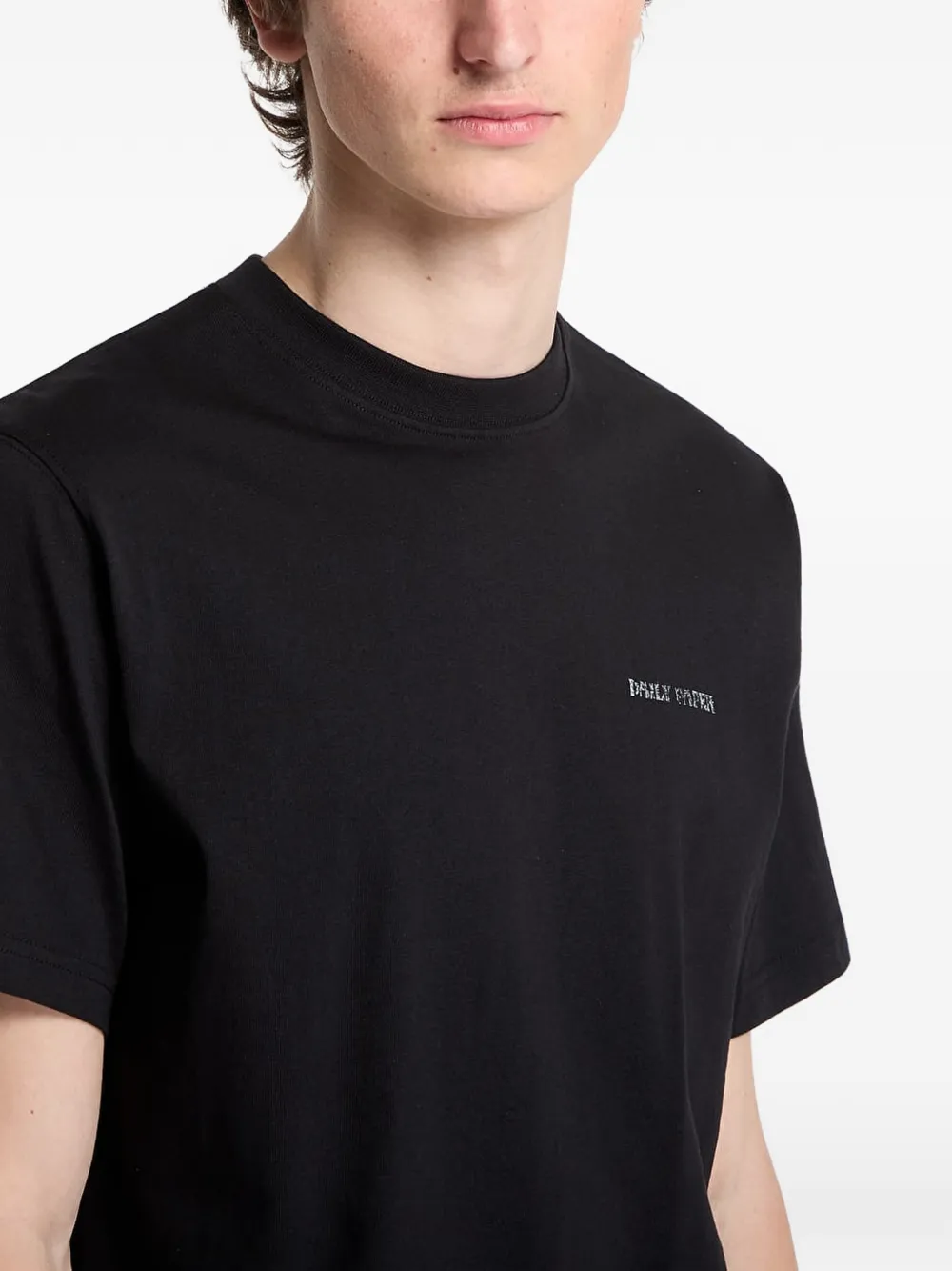 Daily Paper Metal Shield SS T-shirt Zwart