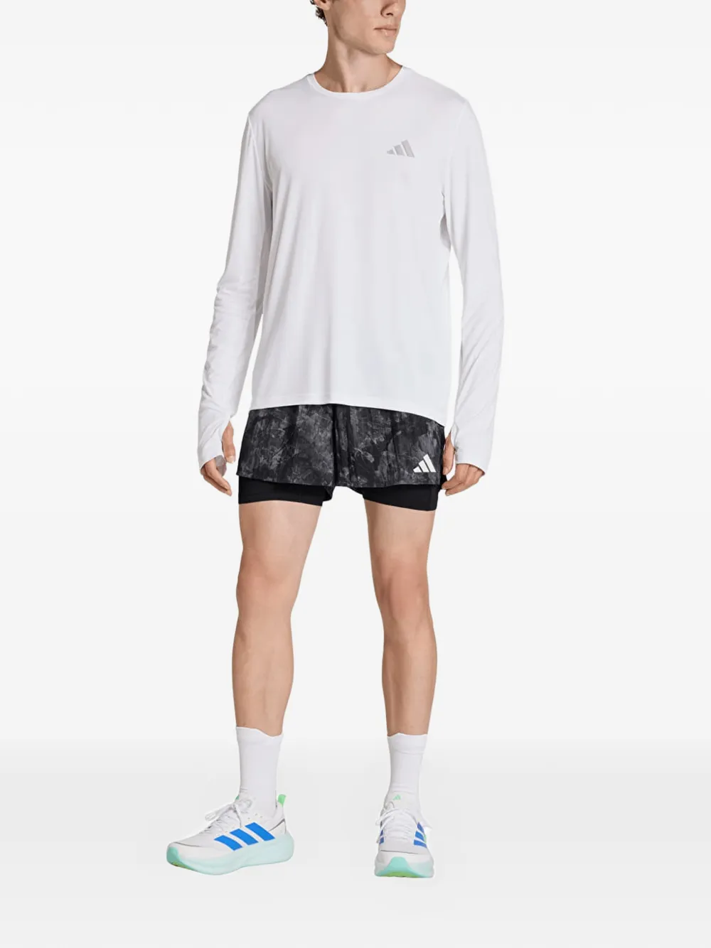 adidas Adi365 spray-dye shorts Zwart