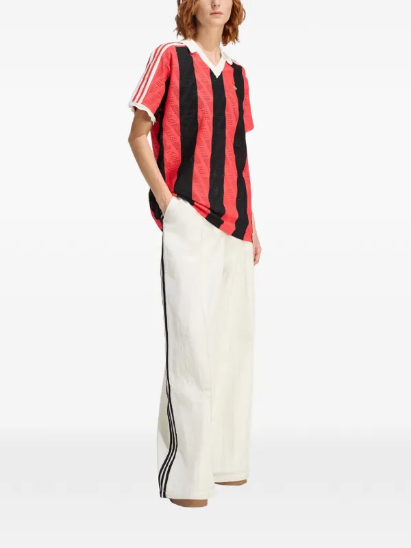 Adidas ストライプ Tシャツ | レッド | FARFETCH JP
