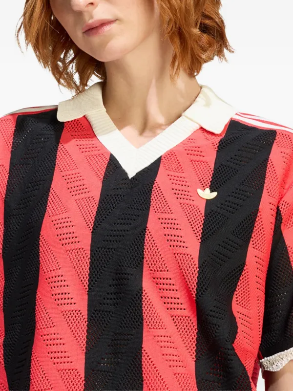 Adidas ストライプ Tシャツ | レッド | FARFETCH JP