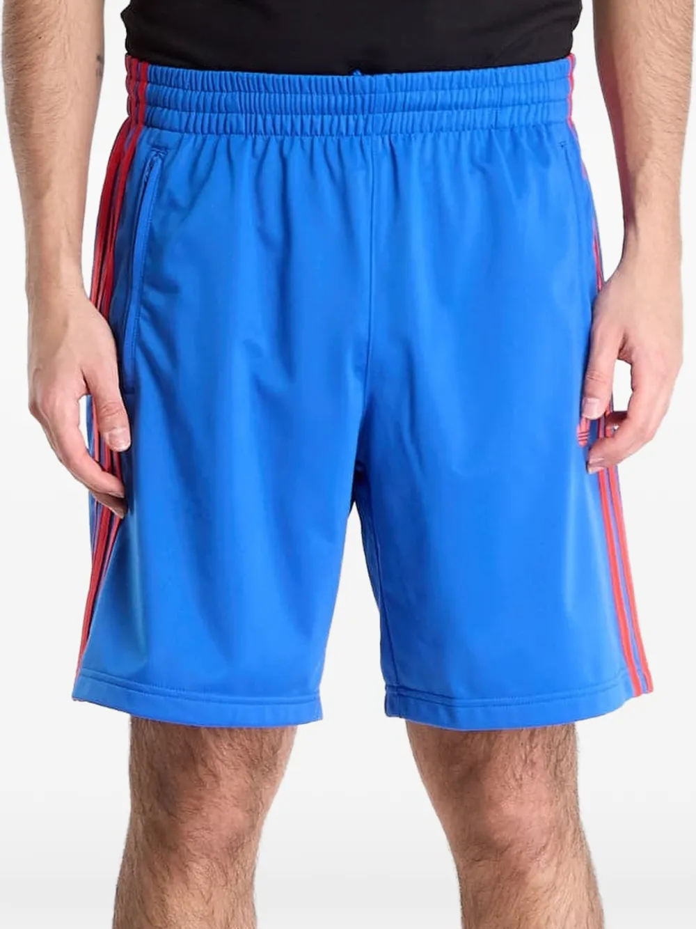 adidas Firebird shorts met streepdetail Blauw