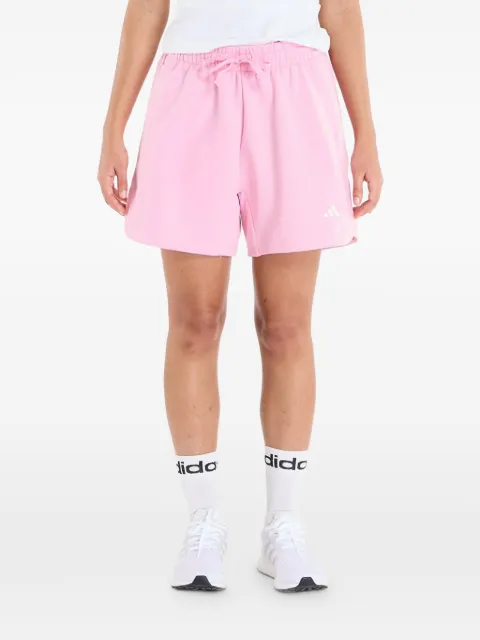 adidas bermudas con cordones en la pretina y logo estampado