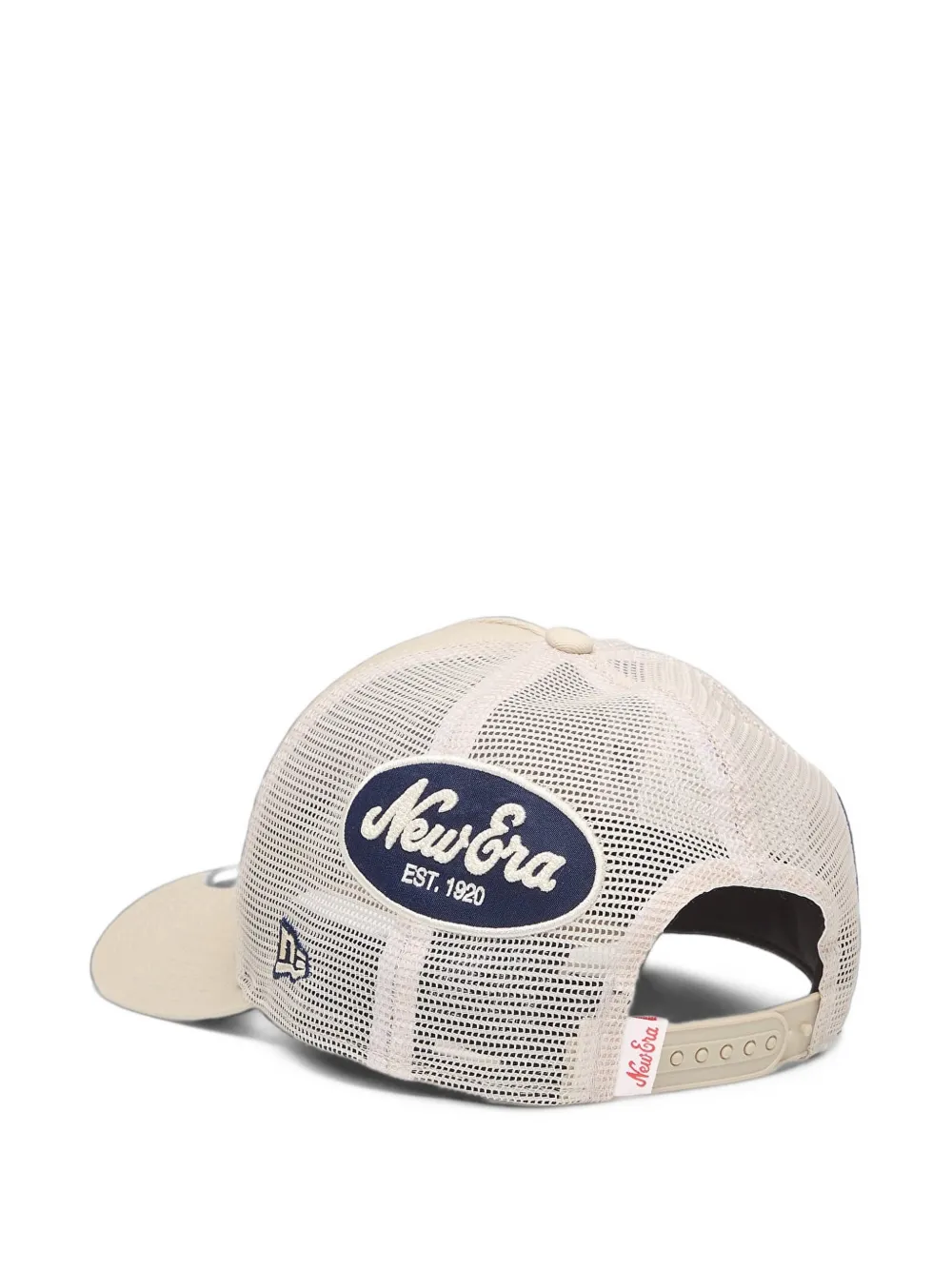 NEW ERA CAP 9FORTY multi-patch trucker cap Beige