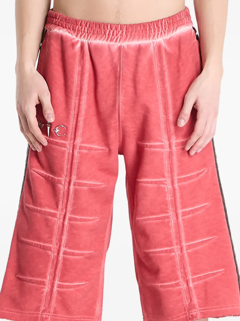 adidas Thug Club panelled shorts Rood
