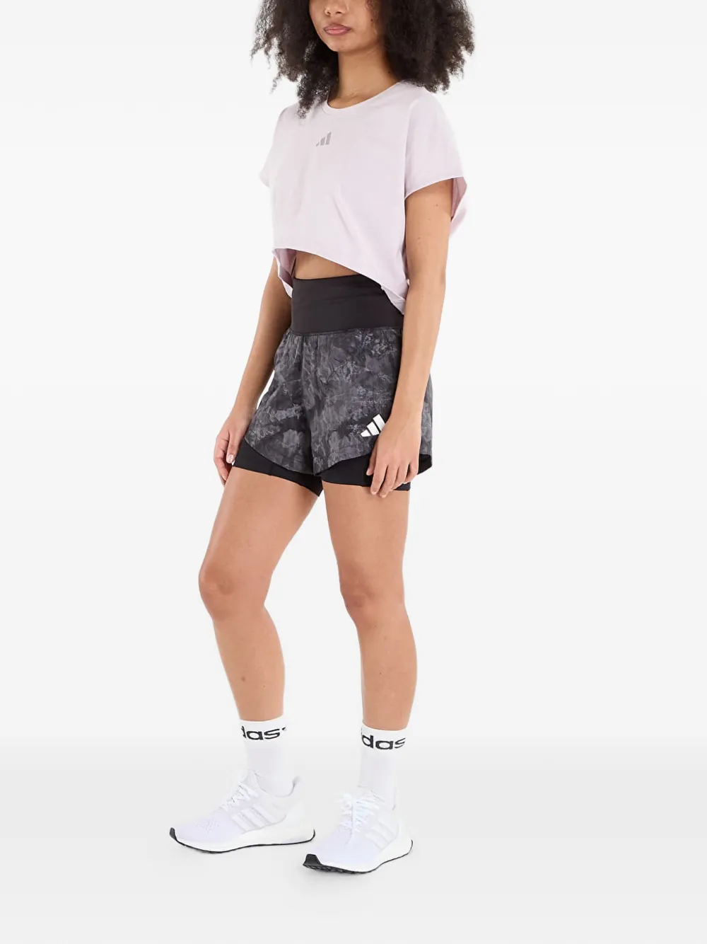 adidas Primelift tanktop met 3 strepen Zwart