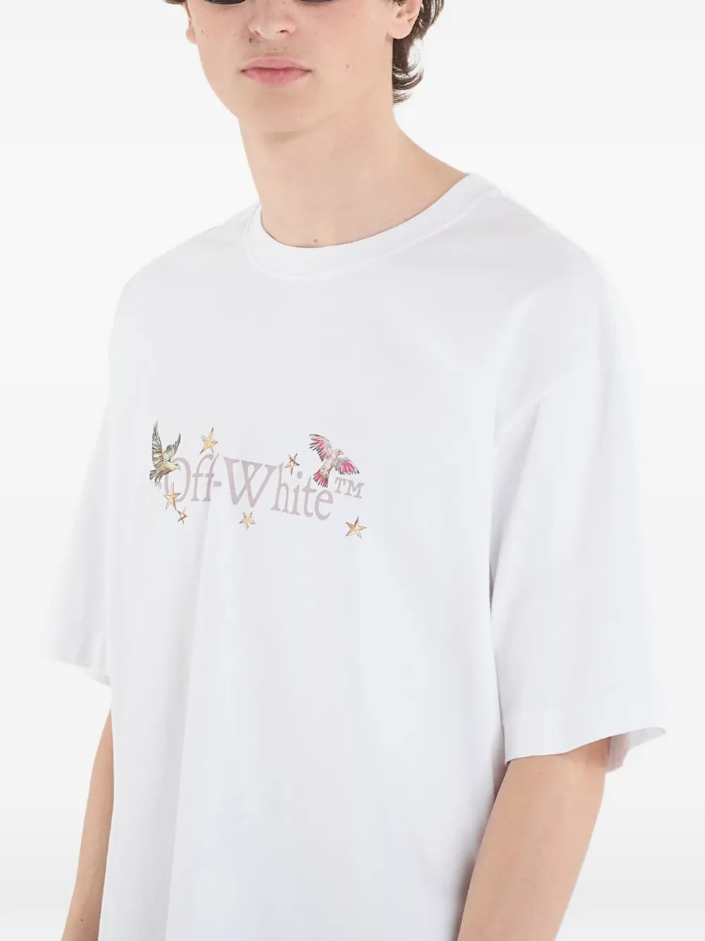 Off-White Dream Arrow Skate T-shirt Wit