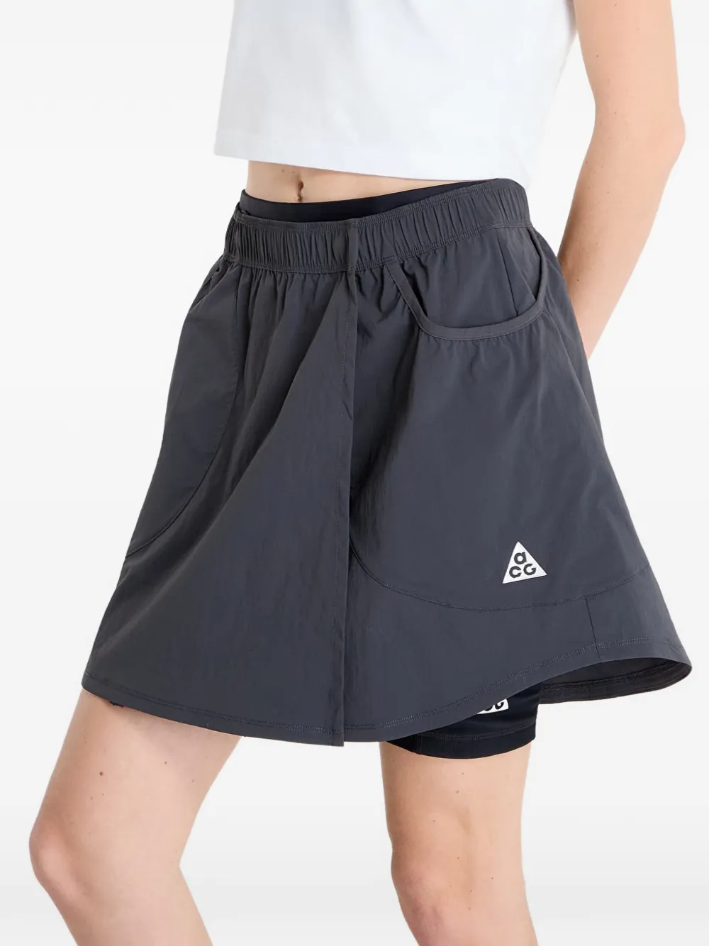 Nike ACG Five Towers wrap skort Grijs