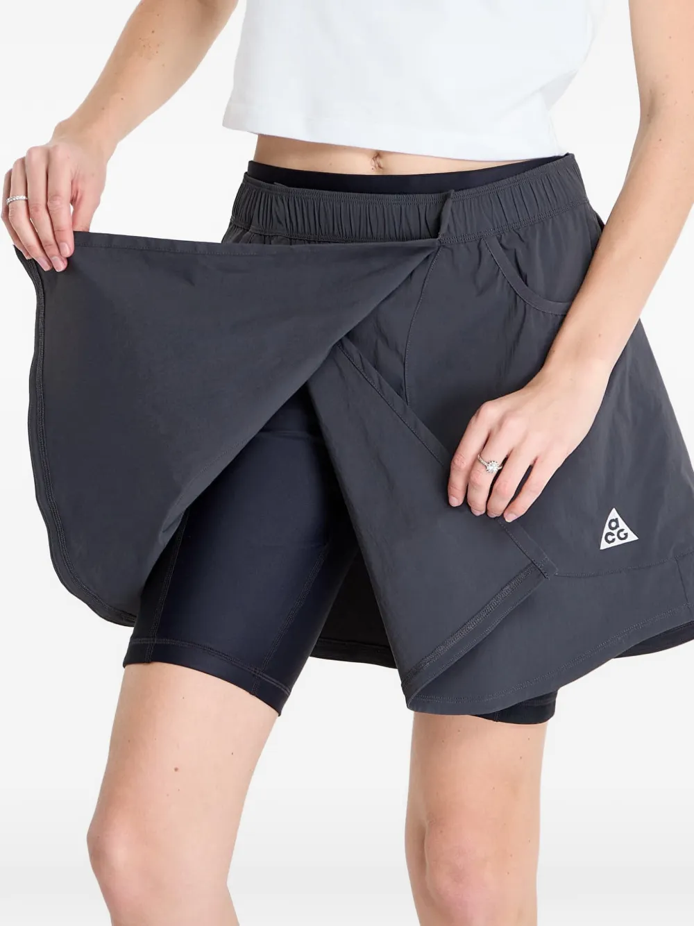 Nike ACG Five Towers wrap skort Grijs