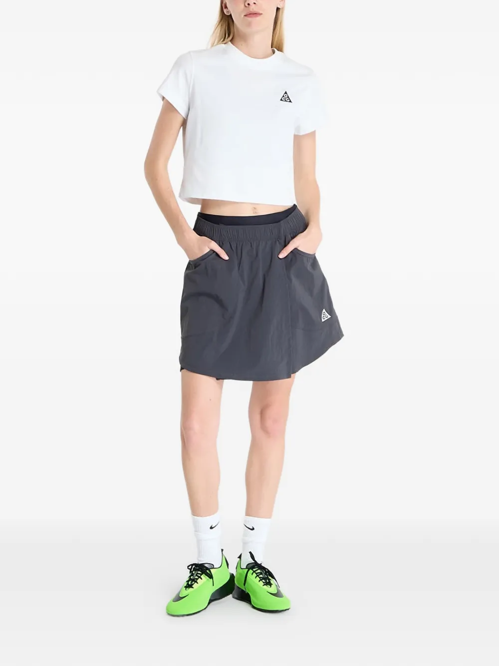 Nike ACG Five Towers wrap skort Grijs