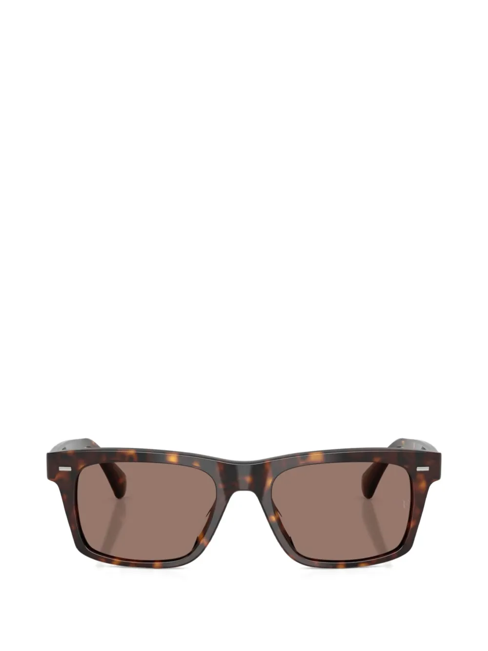 Oliver Peoples R-16 square-frame sunglasses - Marrone