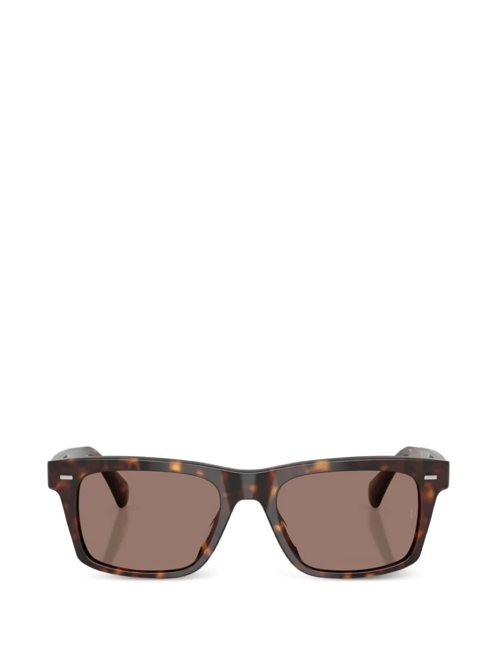 Oliver Peoples R-16 square-frame sunglasses - Marrone