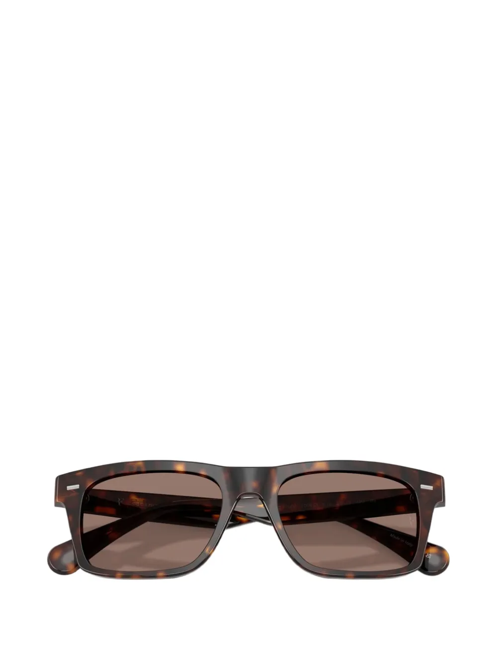 Oliver Peoples R-16 zonnebril met vierkant montuur Bruin