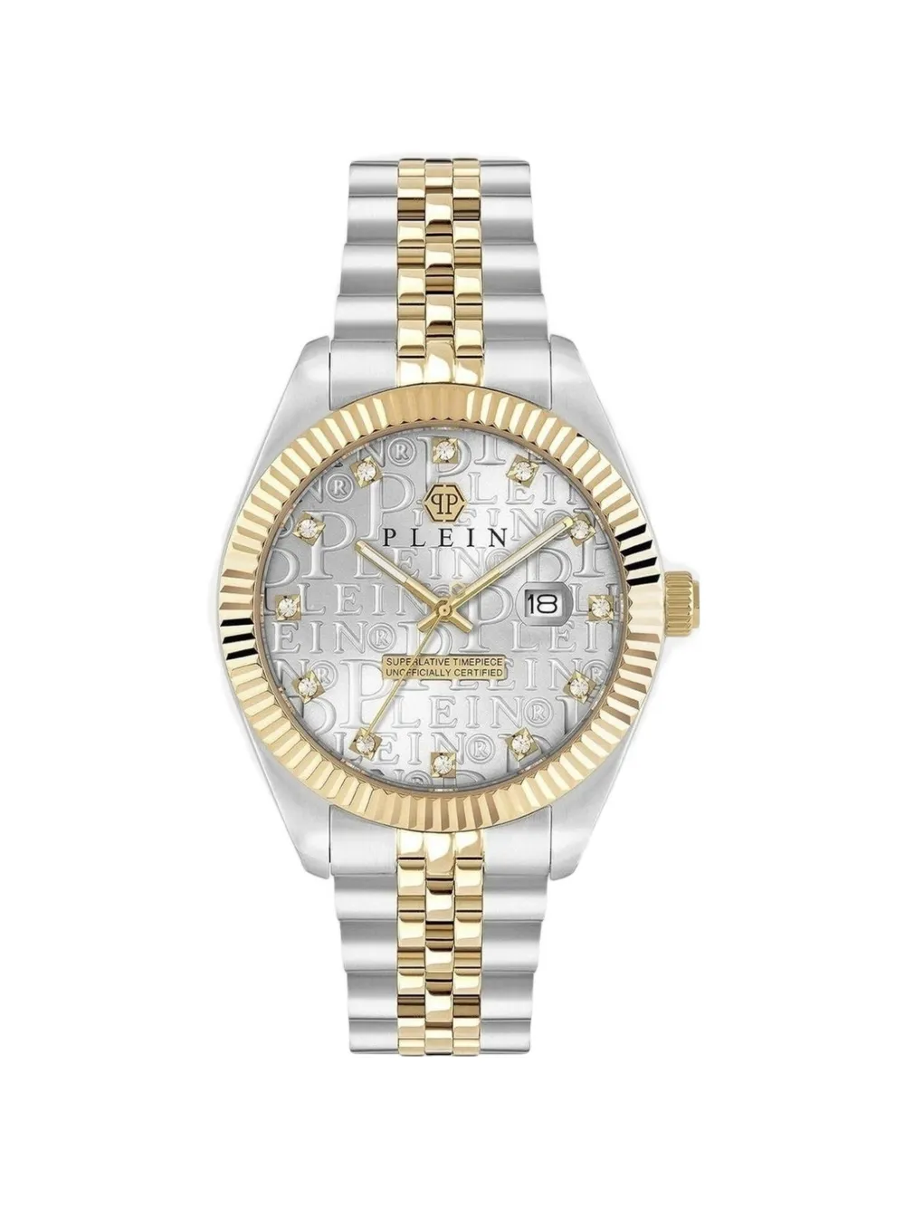 Philipp Plein Date Superlative 41mm watch - Argento