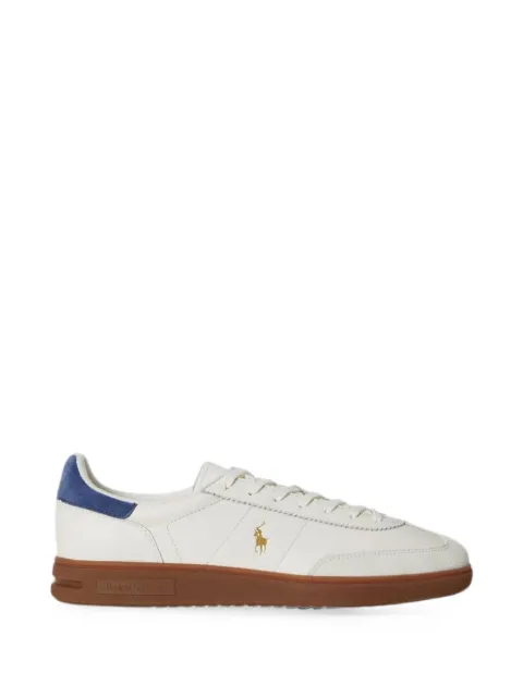 Polo Ralph Lauren Bedford logo-embroidered leather sneakers