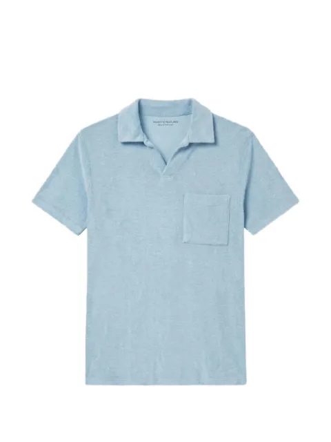 Majestic Filatures chest-pocket polo shirt