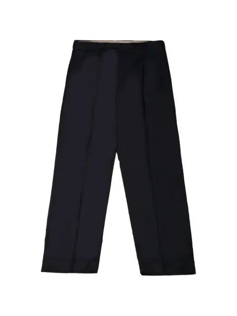 PT Torino pleated-detailing turn-up-hem trousers