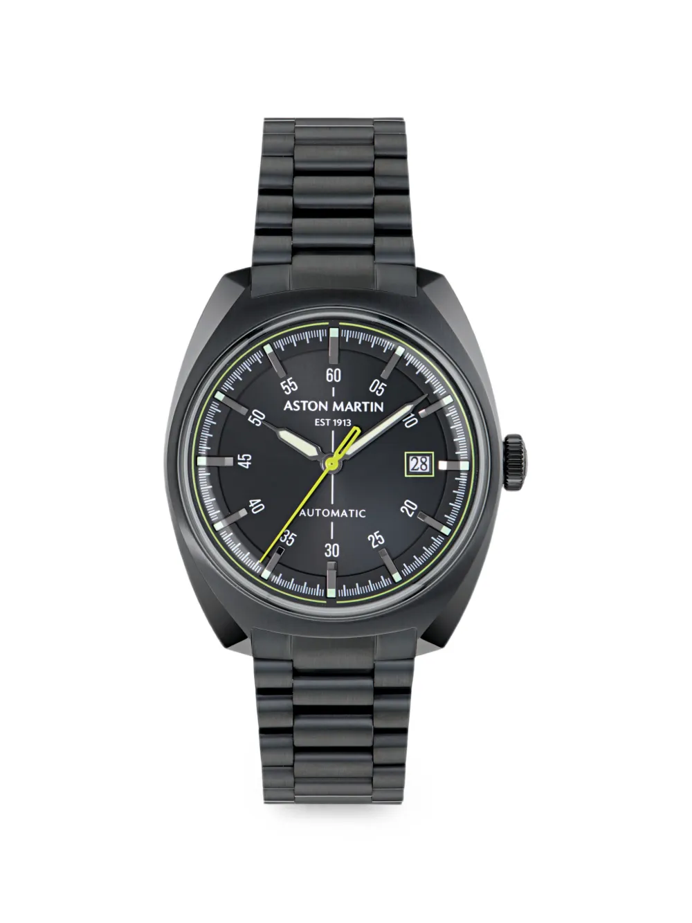 Aston Martin round-case 41mm watch - Nero