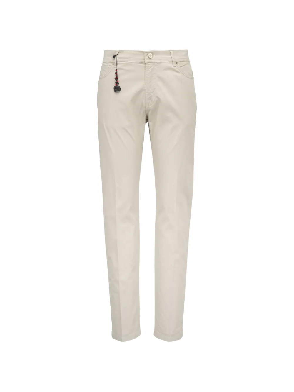 Marco Pescarolo slim-fit five-pocket trousers - Toni neutri